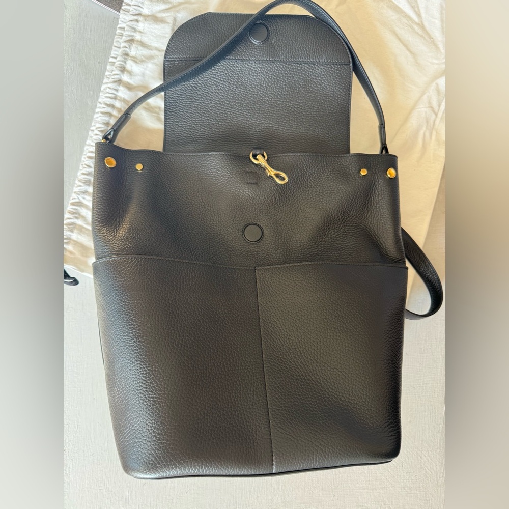 NWT Cuyana Black Leather Backpack 13-inch - Picture 5 of 17